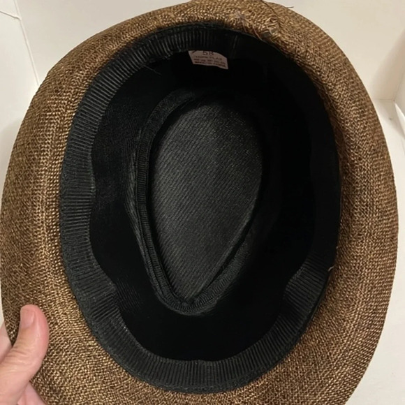 NWOT Brown Fedora hat - Picture 3 of 4